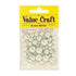 AussieSuperStore Jewellery Making Supplies Glass Pearl White Glass Pearl White | Jewellery Making Beads 9331468017394 VCGPMXWH